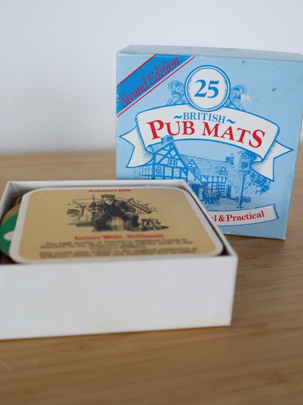 Vintage British Pub Mats Set